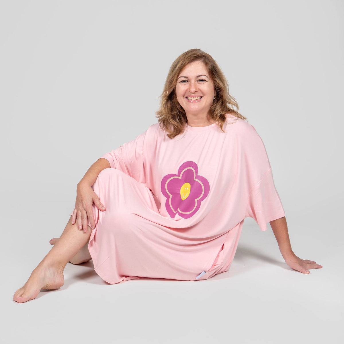 Camisola Flor Rosa