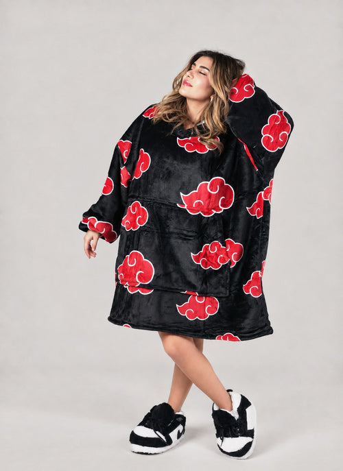 Cozy Naruto 🍥 – Oversized Hoodie Blanket