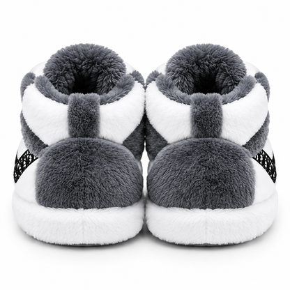 Cozy GrayDior’s Edition – Fluffy Cloud Slippers