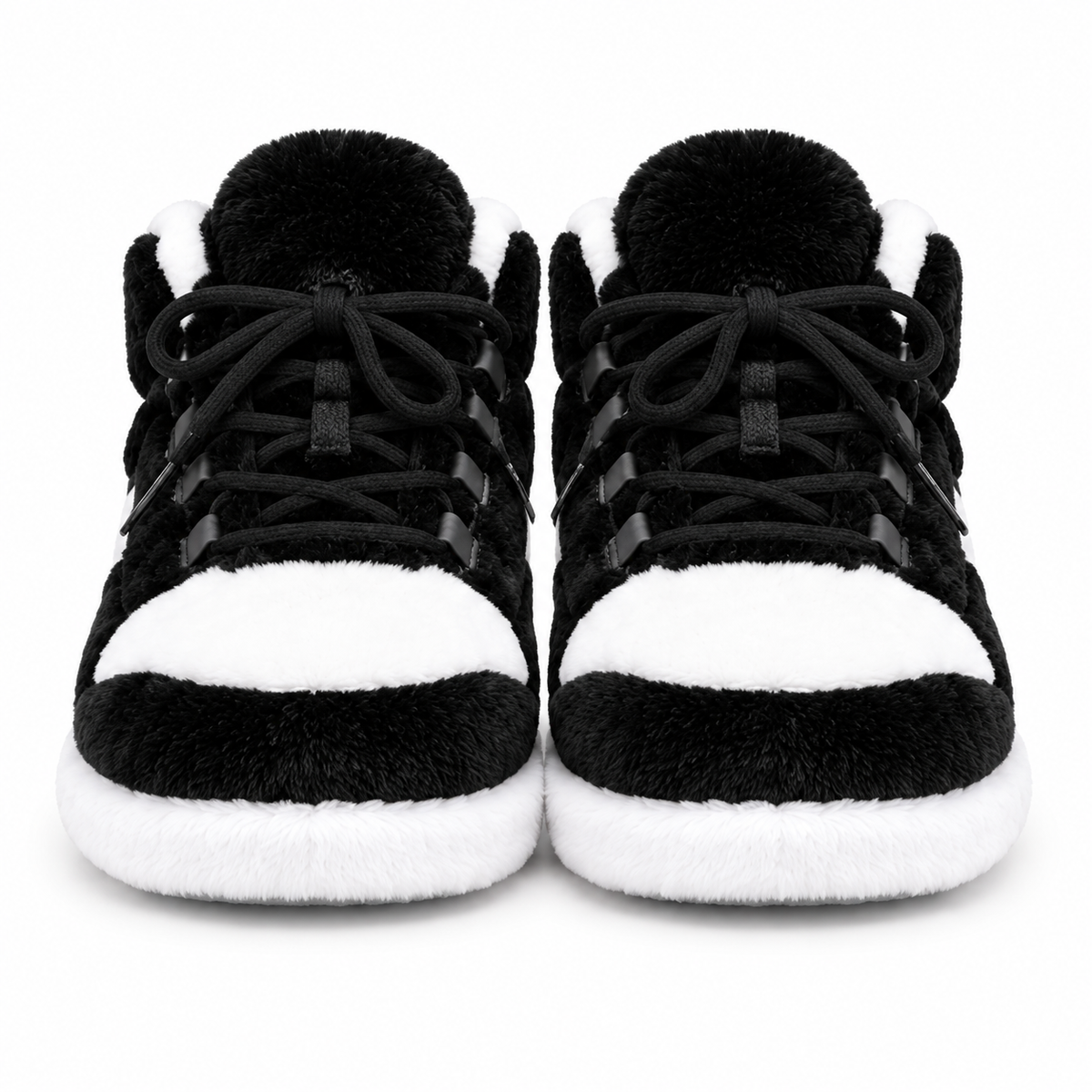 Cozy Black Edition – Fluffy Cloud Slippers