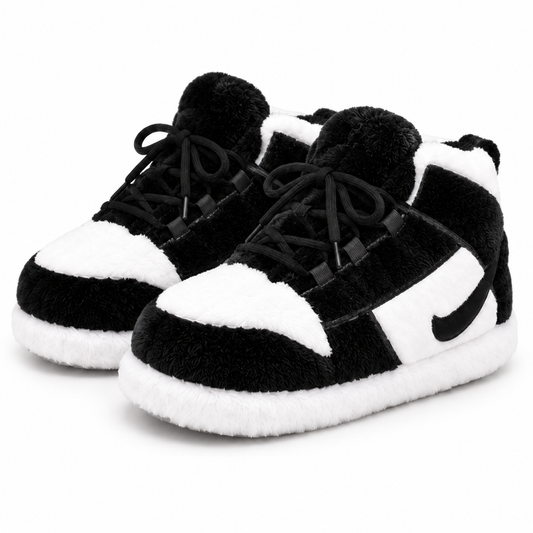 Cozy Black Edition – Fluffy Cloud Slippers