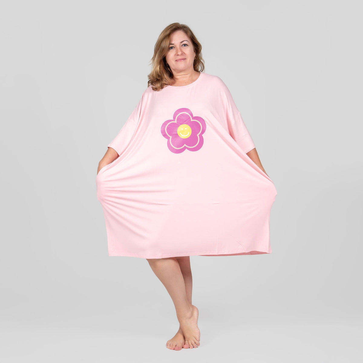 Camisola Flor Rosa