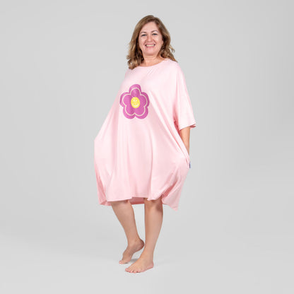 Camisola Flor Rosa