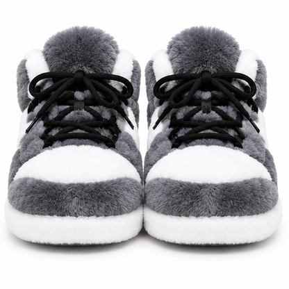 Cozy GrayDior’s Edition – Fluffy Cloud Slippers