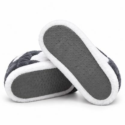 Cozy GrayDior’s Edition – Fluffy Cloud Slippers