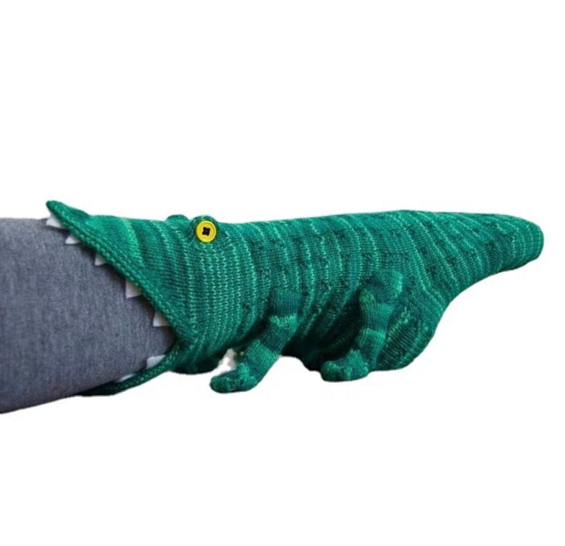 Cozy T-Rex 🦖 – “Bite Me” Socks