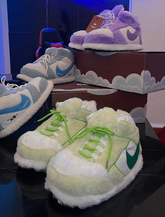Cozy Trio Slippers Bundle 👣 – Fluffy Comfort for Three