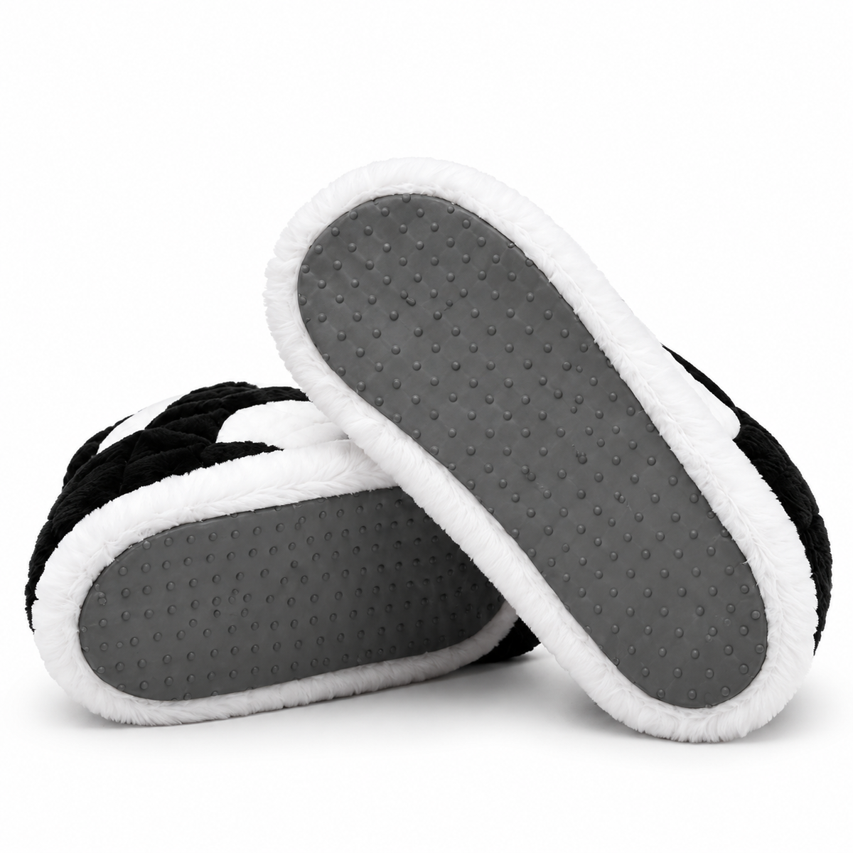 Cozy Black Edition – Fluffy Cloud Slippers