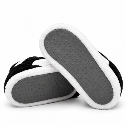 Cozy Black Edition – Fluffy Cloud Slippers